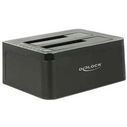 DeLOCK 62661 docking station per unità di archiviazione USB 3.2 Gen 1 (3.1 Gen 1) Type-B Nero