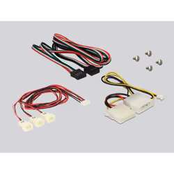 DeLOCK 62714 controller della velocità della ventola 3 canali Nero