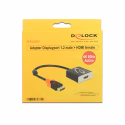 DeLOCK 62734 cavo e adattatore video 0,2 m DisplayPort HDMI tipo A (Standard) Nero