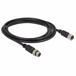 Navilock 62973, Nero, 3 m, M8, M8, Maschio, Femmina