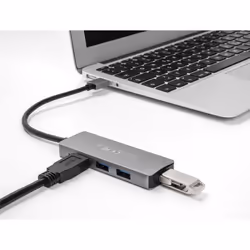 DeLOCK Hub a 4 porte USB 5 Gbps con connettore USB Tipo-A - Porte USB Tipo-A laterali - Vista aggiuntiva 2