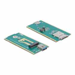 DeLOCK Convertitore USB 3.0 per modulo M.2 Key B con slot SIM e custodia
