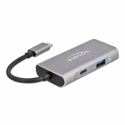DeLOCK Hub esterno USB 10 Gbps USB Type-C con 3 x USB Tipo-A e 1 x USB Type-C