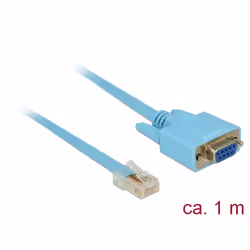 DeLOCK 63341 cavo seriale Blu 1 m DB-9 - Vista aggiuntiva 3