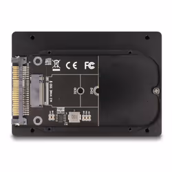 DeLOCK Convertitore da 2.5″ U.2 SFF-8639 da M.2 NVMe chiave M - 7 mm di altezza - Vista aggiuntiva 4