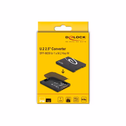 DeLOCK Convertitore da 2.5″ U.2 SFF-8639 da M.2 NVMe chiave M - 7 mm di altezza - Vista aggiuntiva 6