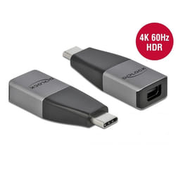 DeLOCK Adattatore USB Type-C per mini DisplayPort (DP Alt Mode) 4K 60 Hz – design compatto