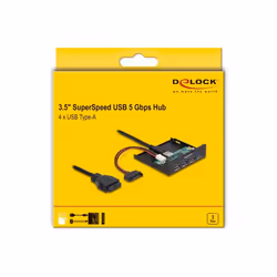 DeLOCK USB 3.2 Gen 1 Hub interno a 4 porte da 3.5″ - Vista aggiuntiva 5