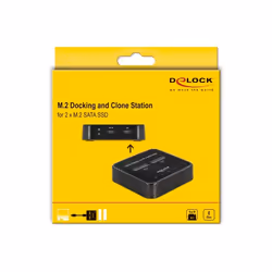 DeLOCK Docking Station M.2 per 2 x M.2 SATA SSD con funzione di clonazione - Vista aggiuntiva 6