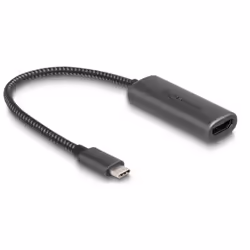 DeLOCK Adattatore USB Type-C per HDMI (DP Alt Mode) 8K con funzione HDR alluminio, 0,2 m, USB tipo-C, HDMI, Maschio, Femmina, ...