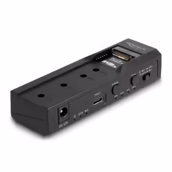 DeLOCK Convertitore USB Type-C per 1 x SSD M.2 NVMe + 1 x SATA SSD / HDD con funzione di clonazione, SSD, M.2, Serial ATA III ...