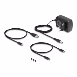 DeLOCK Convertitore USB Type-C per 1 x SSD M.2 NVMe + 1 x SATA SSD / HDD con funzione di clonazione