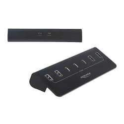 DeLOCK 64283 hub di interfaccia USB tipo-C 10000 Mbit/s Nero