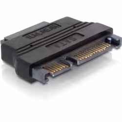 DeLOCK SATA 22-pin / Slim SATA Adapter, SATA 22-pin M, Slim SATA 13-pin FM, Nero