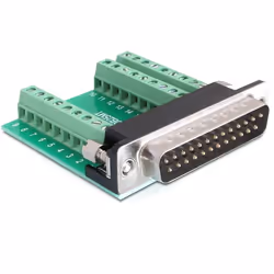 DeLOCK 65318, Sub-D 25, Nero, Verde, Argento, 53 mm, 54,2 mm, 16,1 mm, 1 pz