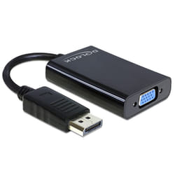 DeLOCK 65439 cavo e adattatore video VGA (D-Sub) DisplayPort Nero