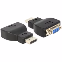 DeLOCK 65567, DisplayPort, VGA, Nero