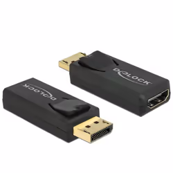 DeLOCK 65571, Displayport 1.2, HDMI, Nero