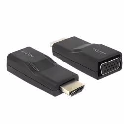 DeLOCK HDMI/VGA, HDMI, VGA, Nero