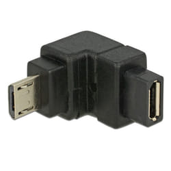 DeLOCK USB2.0Micro-B/USB2.0Micro-B Nero