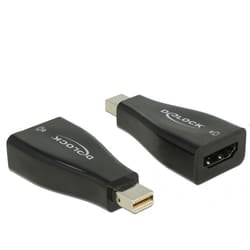 DeLOCK 65864 adattatore per inversione del genere dei cavi Displayport HDMI-A Nero
