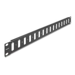 DeLOCK Pannello 19″ per adattatore con connessione a vite a 16 porte nero