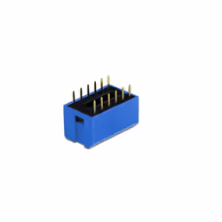 DeLOCK 66142 accessorio per circuiti stampati (PCB) DIP switch Blu 10 pz