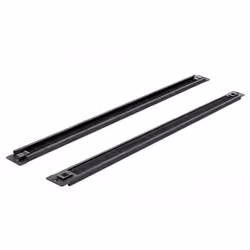 DeLOCK Gestione cavi con Spazzola a strip da 19″ senza attrezzi 1U nero, Pannello spazzolato, Nero, Metallo, Nylon, 1U, Cina, ...