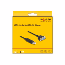 DeLOCK Adattatore USB 2.0 per RS-232 seriale con alloggiamento de connettore seriale compatto 50 cm FTDI - Vista aggiuntiva 3