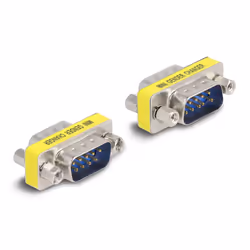 DeLOCK D-Sub da 9 pin Gender Changer da maschio a maschio (dadi) 2 pezzi - Vista aggiuntiva 2