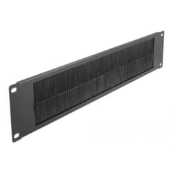 DeLOCK Spazzola a strip per la gestione dei cavi da 19″ 2U nero