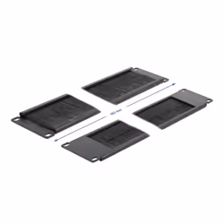 DeLOCK Spazzola a strip per la gestione dei cavi da 19″ 2U nero - Vista aggiuntiva 2