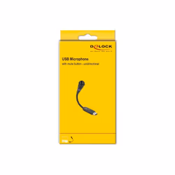 DeLOCK Microfono USB per gaming con collo d'oca e pulsante di silenziamento - Vista aggiuntiva 3