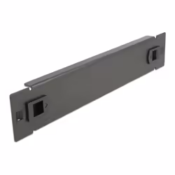 DeLOCK Strumento di copertura cieca del gabinetto di rete 1U da 10″ libero nero, Pannello cieco, Nero, Metallo, 1U, 25,4 cm ( ...