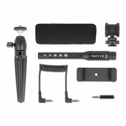 DeLOCK Set di microfoni Vlog Shotgun per Smartphone e fotocamere DSLR