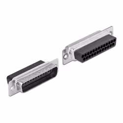 DeLOCK Kit di montaggio blu per adattatore D-Sub 25 pin maschio per RJ45 femmina