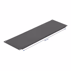 DeLOCK Scheda cieca del quadro di rete da 19″ 4U nera