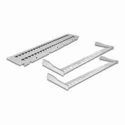 DeLOCK Pannello Patch da 19″ Keystone a 48 porte con scarico della trazione 2U grigio