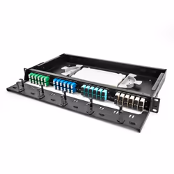 DeLOCK Pannello adattatore fibra ottica LC Duplex OM4 12 porte acqua