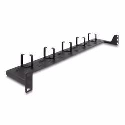 DeLOCK Pannello di gestione per fibra ottica da 19″ 1U nero