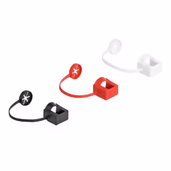 DeLOCK Parapolvere per RJ45 maschio con clip di montaggio set da 50 pezzi colorati