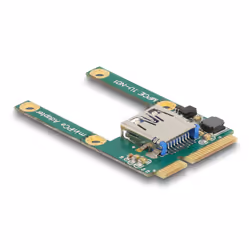 DeLOCK Mini PCIe I/O 1 x USB 2.0 Tipo-A femmina versione intera / mezzo formato