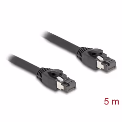 DeLOCK Cavo di rete RJ45 Cat.8.1 S/FTP da 5 m a 40 Gbps nero
