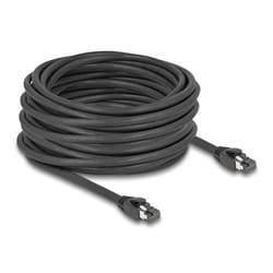 DeLOCK Cavo di rete RJ45 Cat.8.1 S/FTP da 15 m a 40 Gbps nero