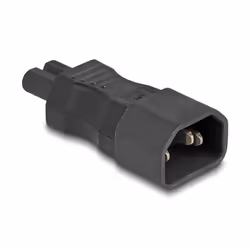 DeLOCK Adattatore di alimentazione IEC 60320 - da C14 a C7, maschio / femmina, 2,5 A, diritto, IEC 60320 C14, IEC 60320 C7, N ...