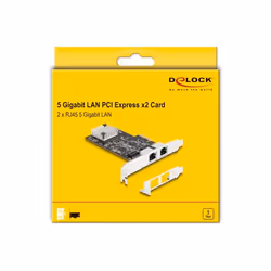 DeLOCK Scheda PCI Express x2 per 2 x RJ45 5 Gigabit LAN - Vista aggiuntiva 4