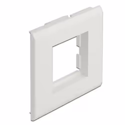 DeLOCK Porta moduli Easy 45 per canaline di installazione da 85 x 80 mm, Bianco, Acrilonitrile butadiene stirene (ABS), Senza ...