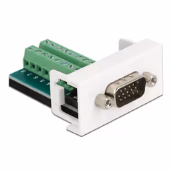 DeLOCK Modulo Easy 45 VGA maschio a morsettiera 22,5 x 45 mm, 45 mm, 22,5 mm, 55 mm, Cina