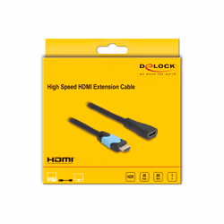 DeLOCK Cavo prolunga High Speed HDMI 48 Gbps 8K 60 Hz 1 m