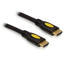 DeLOCK HDMI 1.4 Cable 2.0m male / male cavo HDMI 2 m HDMI tipo A (Standard) Nero